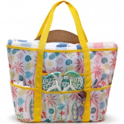 F-color Beach Bag,Beach Yellow